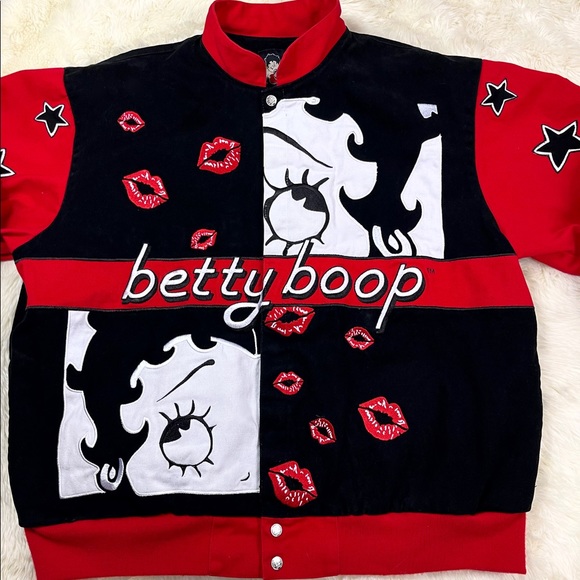 Betty Boop Hollywood Varsity Jacket - Picture 4 of 11
